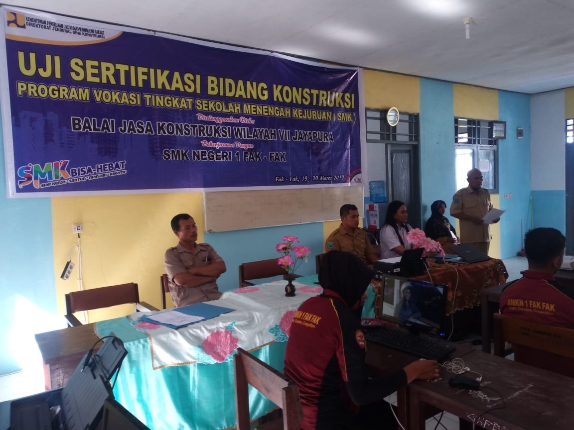 Kegiatan Ujian Sertifikas Bidang Konstruksi